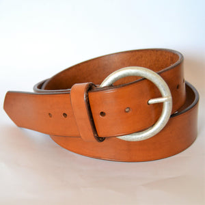 Vyö, leveys 4 cm, pituus 84-104 cm, Simply Leather